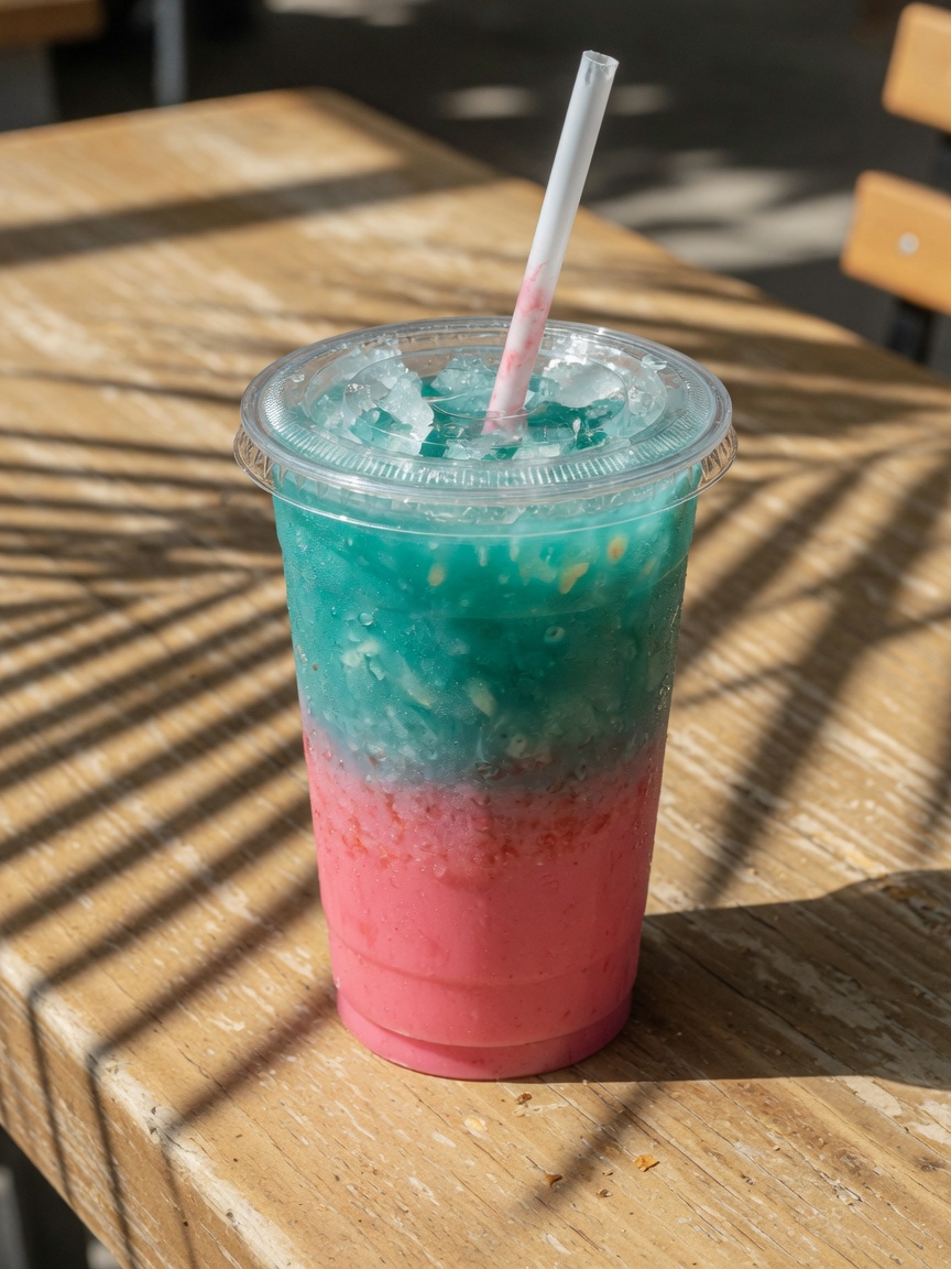 Miami Vice layered tea
