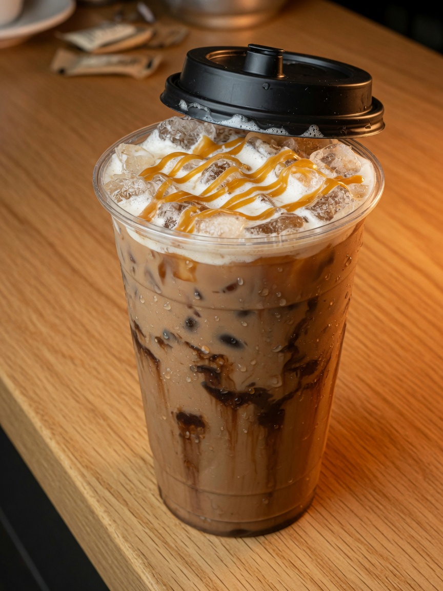 Iced protein coffee